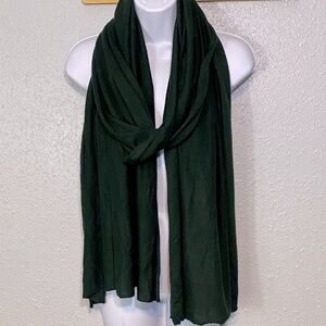 Stefanel Dark Green Knit Scarf